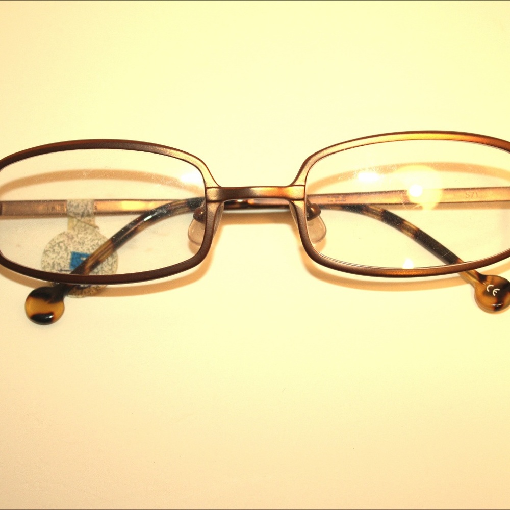 la eyeworks bronze titanium frame unisex
